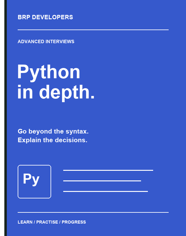 Advanced Python Interview Preparation ebook cover